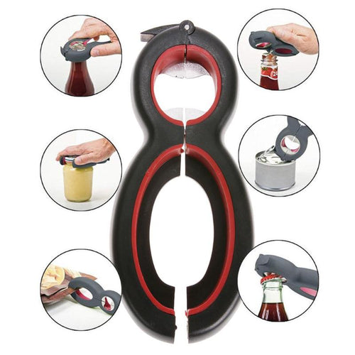6 in 1 Multifunctional Bottle/ Can Opener